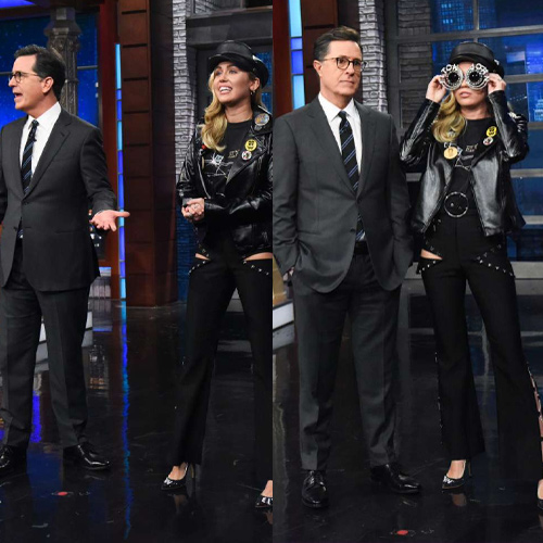 Miley Cyrus Brings Her Bold and Unapologetic Style to ‘The Late Show’ in New York